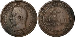 World Coins - France, Token, Visite de Napoléon III à Lille, 1853, Barre, , Bronze