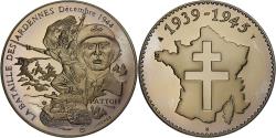 World Coins - France, Medal, La Bataille des Ardennes, Copper-nickel,