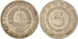 World Coins - Coin, Yugoslavia, 5 Dinara, 1974