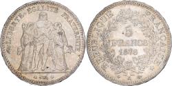 World Coins - Coin, France, Hercule, 5 Francs, 1876, Bordeaux, , Silver, KM:820.2