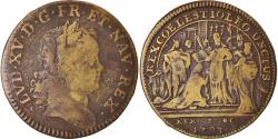 World Coins - France, Token, Sacre de Louis XV à Reims, 1723, , Brass