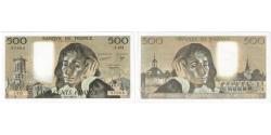 World Coins - France, 500 Francs, Pascal, 08-01-1987, S.258 25673, UNC(65-70)