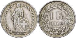 World Coins - Switzerland, Franc, 1960, Bern, Silver, , KM:24