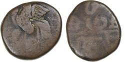 World Coins - French India, Doudou, (1836), Pondicherry, Coq, Bronze,