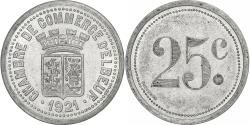 World Coins - France, Chambre de Commerce d'Elbeuf, 25 Centimes, 1921, , Aluminium