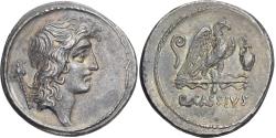 Ancient Coins - Cassia, Denarius, 55 BC, Rome, Pedigree, Silver, , Crawford:428/3