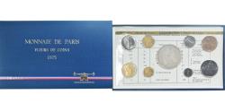 World Coins - Coin, France, Coffret 1 c. à 50 frs., 1975, Monnaie de Paris, FDC,