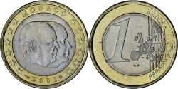 World Coins - Monaco, Rainier III, Euro, 2001, Paris, , Bi-Metallic, Gadoury:MC178