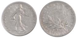 World Coins - Coin, France, Semeuse, 50 Centimes, 1911, Paris, , Silver, Gadoury:420