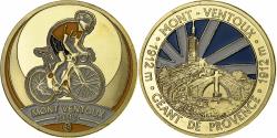World Coins - France, Token, Le Mont Ventoux, Copper-nickel Aluminium, Souvenirs et