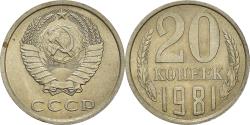 World Coins - Coin, Russia, 20 Kopeks, 1981