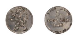 World Coins - Coin, German States, HESSE-DARMSTADT, Ludwig X, 3 Kreuzer, 1801,