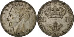 World Coins - Belgium, 20 Francs, 1935, Brussels, Silver,