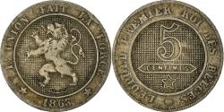 World Coins - Coin, Belgium, 5 Centimes, 1863