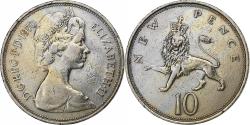 World Coins - Great Britain, Elizabeth II, 10 New Pence, 1970, Copper-nickel,