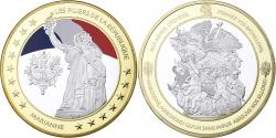 World Coins - France, Medal, Les piliers de la République, Marianne, 2010, Copper Gilt