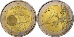 World Coins - Luxembourg, 2 Euro, Treaty of Rome, 2007, MDP, Bi-Metallic,