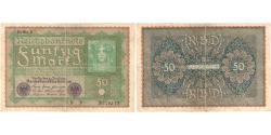 World Coins - Germany, 50 Mark, 1919-06-24, KM:66, VF(30-35)