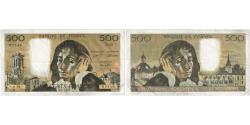 World Coins - France, 500 Francs, Pascal, 1972, D.29, EF(40-45), Fayette:71.8, KM:156b