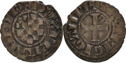 World Coins - Coin, France, Bretagne, Jean II, Denier, 1286-1341, Guingamp, , Billon