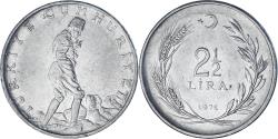 World Coins - Coin, Turkey, 2-1/2 Lira, 1976
