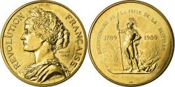 World Coins - France, Medal, Bicentenaire de la Prise de la Bastille, 1989,