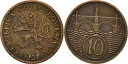 World Coins - Coin, Czechoslovakia, 10 Haleru, 1937