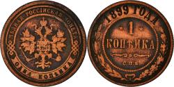 World Coins - Coin, Russia, Nicholas II, Kopek, 1899, Saint-Petersburg, , Copper
