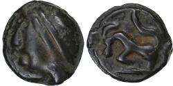 Ancient Coins - Sequani, Potin à la grosse tête, 1st century BC, Potin,