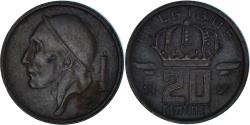 World Coins - Coin, Belgium, 20 Centimes, 1957
