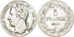 World Coins - Coin, Belgium, Leopold I, 5 Francs, 5 Frank, 1833, , Silver, KM:3.1