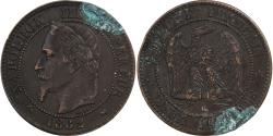 World Coins - France, Napoleon III, 2 Centimes, 1862, Bordeaux, Bronze,