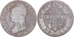 World Coins - Coin, France, Dupré, 5 Centimes, Lille, , Copper, Gadoury:126/126a