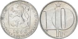 World Coins - Coin, Czechoslovakia, 10 Haleru, 1990, , Aluminum, KM:80