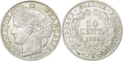 World Coins - France, 50 Centimes, Cérès, 1894, Paris, Silver, , Gadoury:419a