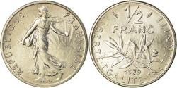 World Coins - Coin, France, Semeuse, 1/2 Franc, 1979, Paris, FDC, , Nickel, KM:931.1