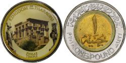 World Coins - Egypt, Token, Trésors des Pharaons, Temple Philae, 2010/AH1431, Copper-nickel