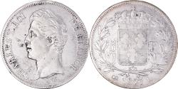 World Coins - Coin, France, Charles X, 5 Francs, 1827, Bayonne, , Silver, KM:728.8