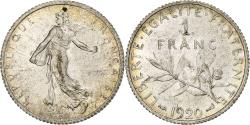 World Coins - France, Semeuse, Franc, 1920, Paris, , Silver, KM:844.1, Gadoury:467