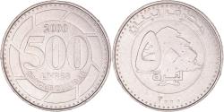 World Coins - Coin, Lebanon, 500 Livres, 2000, , Nickel plated steel, KM:39