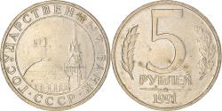 World Coins - Coin, Russia, 5 Roubles, 1991, Saint-Petersburg, , Copper-nickel