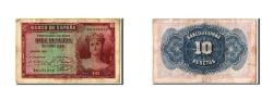 World Coins - Banknote, Spain, 10 Pesetas, 1935, EF(40-45)