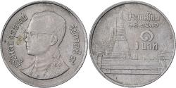 World Coins - Thailand, Rama IX, Baht, 1993, Copper-nickel, , KM:183