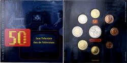 World Coins - Belgium, Albert II, Set 1 ct. - 2 Euro + Token, série FDC, 2003, Brussels