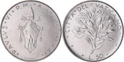 World Coins - Coin, VATICAN CITY, Paul VI, 50 Lire, 1971, Roma, , Stainless Steel