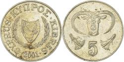 World Coins - Coin, Cyprus, 5 Cents, 2001