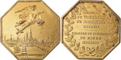 World Coins - France, Token, Chambre de Commerce de Rouen, 1802, Lecomte, , Vermeil