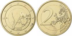World Coins - Finland, 2 Euro, gold-plated coin, 2017, Vantaa, Bi-Metallic,