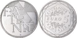 World Coins - France, 5 Euro, 2013, Fraternité, , Silver