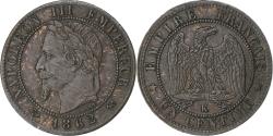 World Coins - France, Napoleon III, Centime, 1862, Bordeaux, Bronze, , Gadoury:87